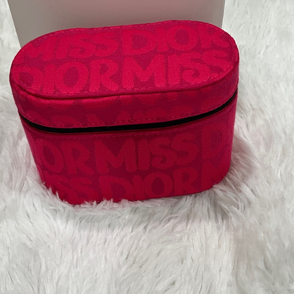 ❌SOLD❌Dior Beauty Hot Pink Miss Dior Logo Cosmetic Case
